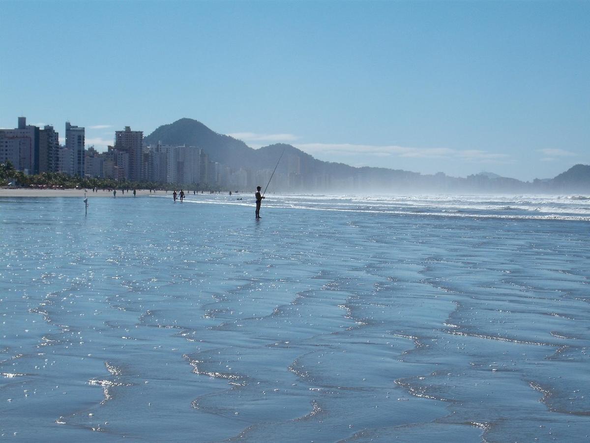 Ape Temporada Praia Grande Sp Completo Com Piscina, Churrasqueira, Estacionamento Zewnętrze zdjęcie