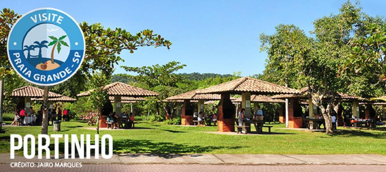Ape Temporada Praia Grande Sp Completo Com Piscina, Churrasqueira, Estacionamento Zewnętrze zdjęcie