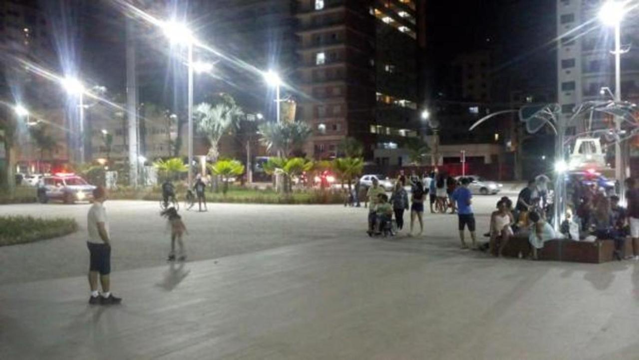 Ape Temporada Praia Grande Sp Completo Com Piscina, Churrasqueira, Estacionamento Zewnętrze zdjęcie